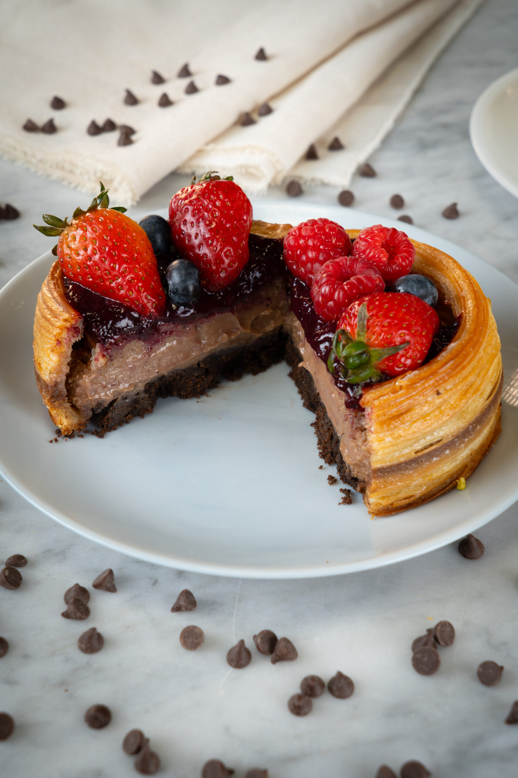 DANESSA ROYAL DE CHEESECAKE DE CHOCOLATE Y FRUTOS ROJOS - Imagen 3